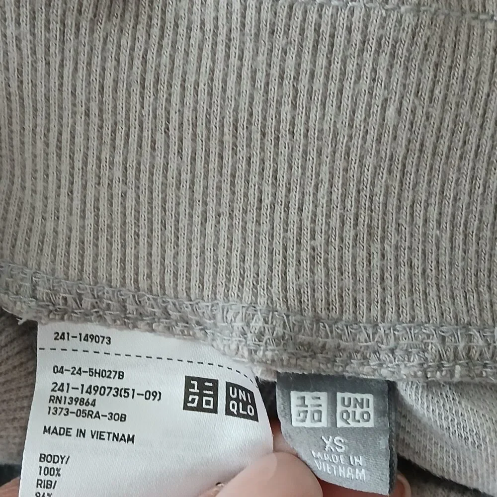 UNIQLO cotton camouflage mini skirt - XS